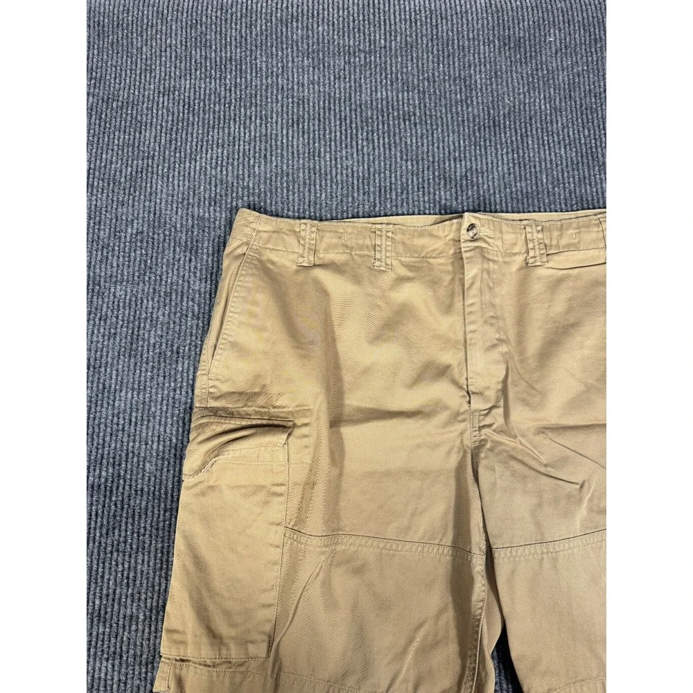 Polo Ralph Lauren Cargo Chino Baggy Shorts Men Size 44 44B Khaki Relaxed Fit Tan
